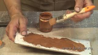 Как наносить патину. Часть 1. How to apply patina. Part 1. фото