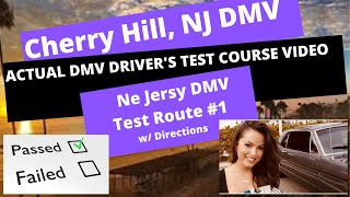 *ACTUAL TEST ROUTE* Cherry Hill NJ DMV Behind The Wheel Drivers Training New Jersey Driving Course