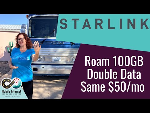 Starlink Roam 100GB - Double the Data for Same $50/month Price!