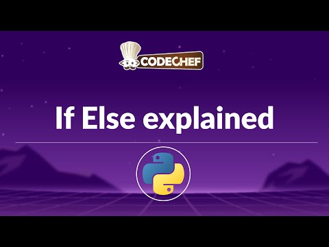 If Else Conditions In Python Explained With And Or Python Basics Tutorial Codechef