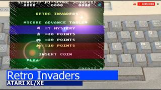 Atari XL/XE -=Retro Invaders=-/🤖AI