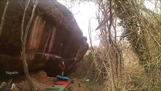 Video thumbnail de Napalm, 7c. Albarracín