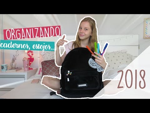 Organizando meu material escolar 2018