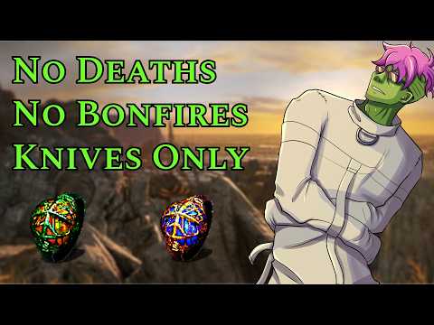 This was the HARDEST Dark Souls 2 Run I've ever done! No Deaths, No Bonfires, Throwing Knives Only!