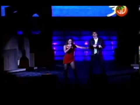 Margarita Henriquez e Ivan Barrios en el Concierto 10 en Navidad