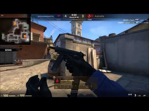 POV - Xyp9x (Astralis)(24-11) vs mouz / inferno / ECS Season 4 Finals