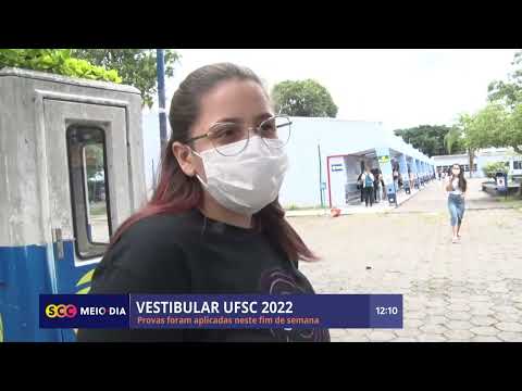 Provas do vestibular UFSC 2022 foram aplicadas neste fim de semana