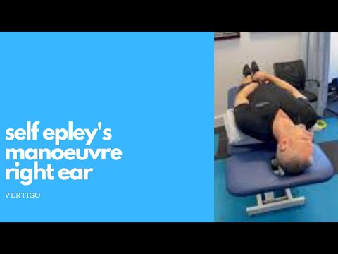 Self Epley's Manoeuvre RIGHT Ear
