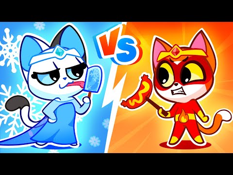 🔥 Hot VS Cold Food Challenge ❄️ Baby Learns Opposites | Kids Cartoons & Songs By Toonzey Friends