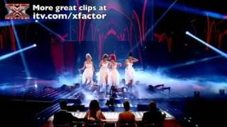 Belle Amie sing Venus - The X Factor Live show 4 - itv.com/xfactor