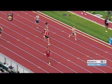 NCAA TRACK & FIELD OUTDOOR : 400M DECATHLON - SERIE 3