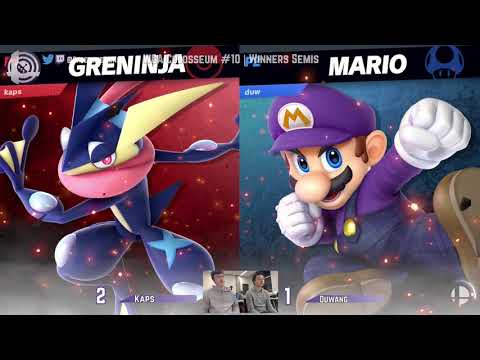 Kaps (Greninja) vs. Duwang (Mario) - WGA Colosseum #10 - Winners Quarters