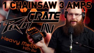 Video thumbnail for What is the BEST AMP for the HM-2? | Peavy Bandit, Crate GX-600, and Audio Assault Dominator Amp Sim by Nick Leonard