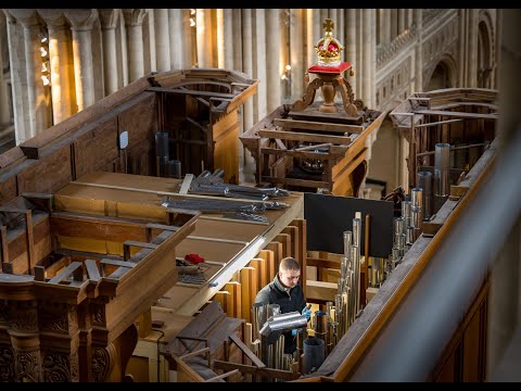 Timelapse of the rebuilding of Norwich Cathedral’s organ
