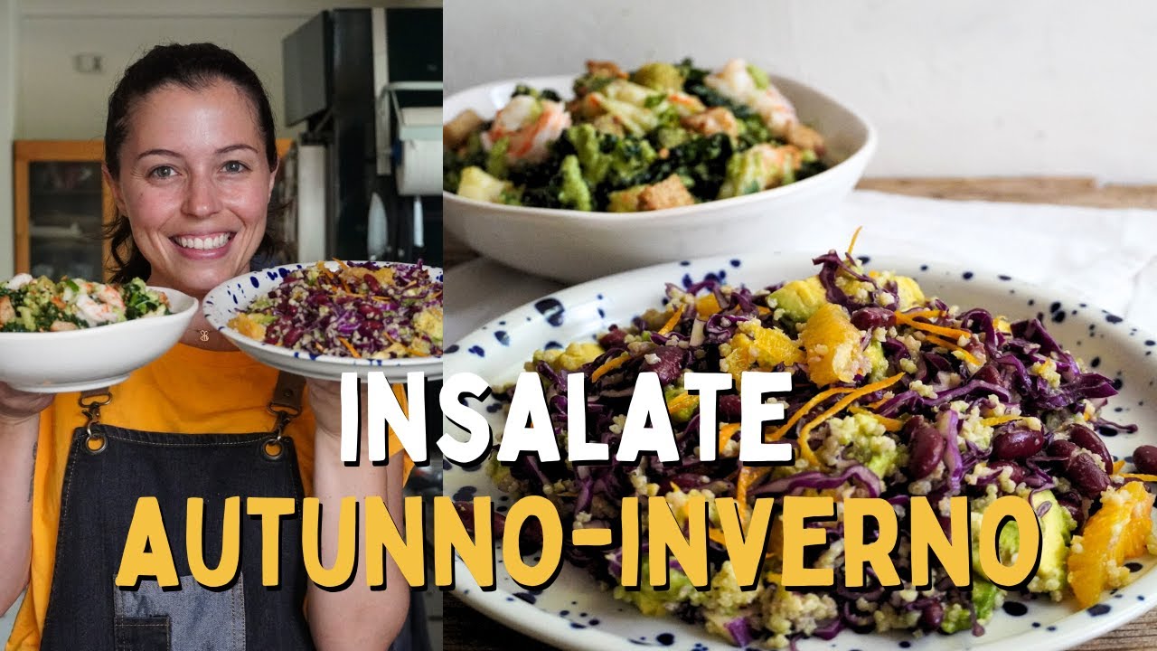 DUE idee per insalate autunno-inverno complete e buonissime!