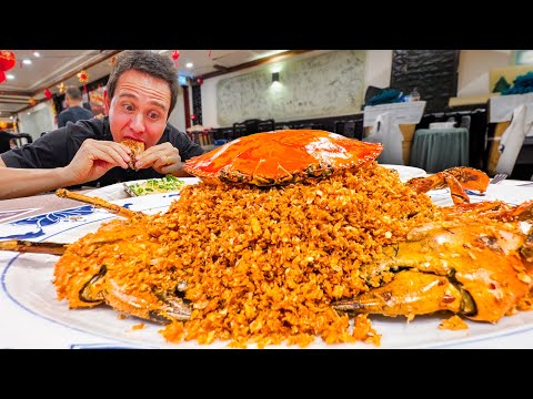 Garlic Crab Mountain!! ???? INSANE SEAFOOD in Hong Kong!! (Typhoon Shelter Crab)