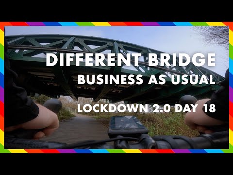 Lockdown 2.0 Day 18 | New Forest Cycle Ride | New Bridge No Train | Cycling Couple