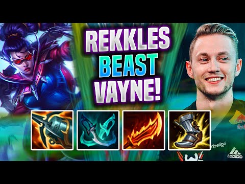 REKKLES IS A BEAST WITH VAYNE! - KC Rekkles Plays Vayne ADC vs Yasuo! | Preseason 2022