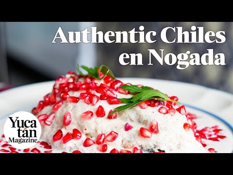 Making Chiles En Nogada from scratch