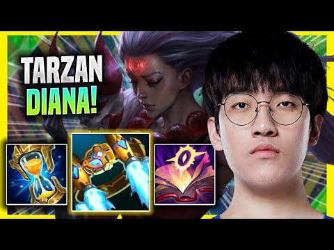 TARZAN IS A GOD WITH DIANA! - LNG Tarzan Plays Diana JUNGLE vs Graves! | Season 2022