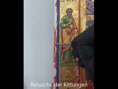 Restaurierung einer russischen Ikone