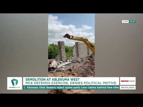‘See You in Court’ – Ablekuma West MCE Defends Demolition of Kobby Mensah’s Property | News Feed