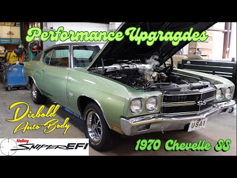 Holley Sniper Install on a 396 Chevelle SS and WOW did it wake Up!!