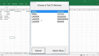 VBA Barcode Accountability Program