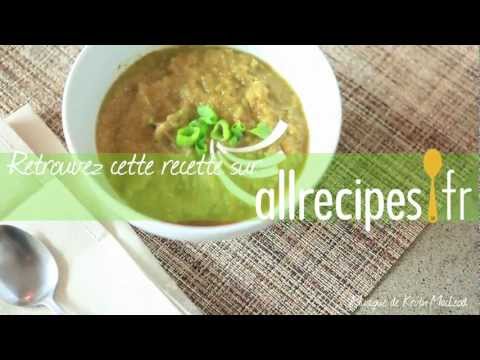 Soupe de poireaux et chou-fleur