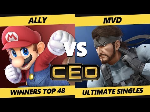 CEO 2019 SSBU - Ally (Mario) Vs. WBG | MVD (Snake) Smash Ultimate Tournament Top 48 Winners