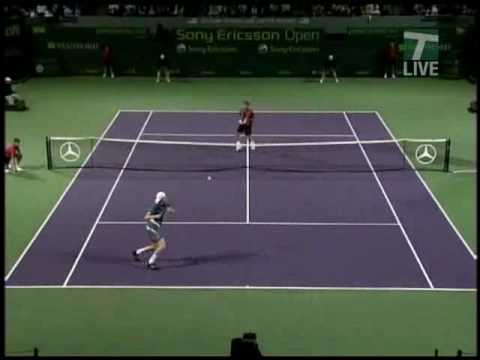 2007 Miami Federer Querrey - Defense to Offense