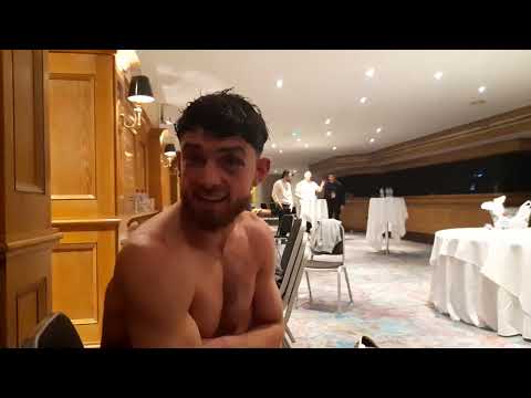 Jamie Morrissey talks to Irish-Boxing.com after his blood and guts battle with Kevin Cronin.