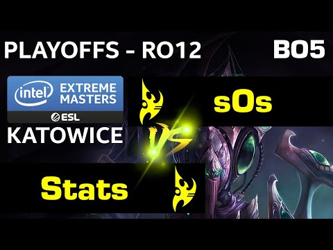 StarCraft 2 - sOs vs Stats (PvP) BO5 - RO12 - IEM Katowice 2020 [PT-BR]