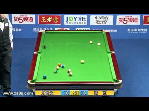 Gareth Potts VS Shi Weida Part 2 - 2013 International Chinese 8 Ball Masters