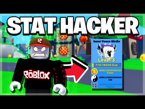 HACKER JOINS MY GAME AND GIVES ME STAT GLITCHED PETS | Roblox Ninja Legends!