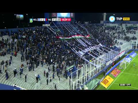 Gol de Caraglio de penal. Velez 2 - Tigre 2 | Primera División 2015 - Fecha 16