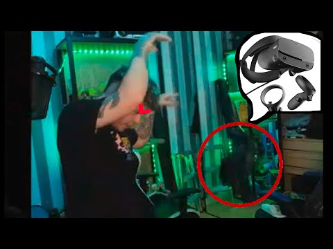 🤯 EL DEMENTE TIRA SUS LENTES DE REALIDAD VIRTUAL Y LOS ROMPE😲 #DEMENTE #ROMPER #OCULUS