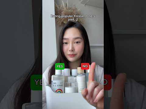 Rating popular Korean toners pt.2 #kbeauty #koreanskincare #toner #skincare #skincaretips