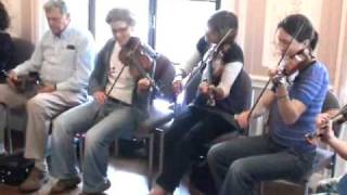 Jenna Reid's Fiddle Class play two Shetland Reels