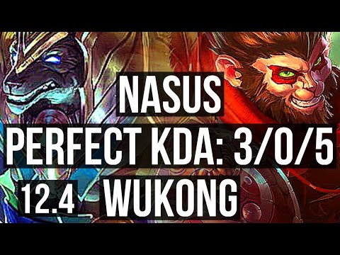 NASUS vs WUKONG (TOP) | 3/0/5, 400+ games | BR Diamond | 12.4