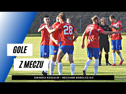 Gole z meczu Gwardia Koszalin - Mechanik Bobolice 8:0