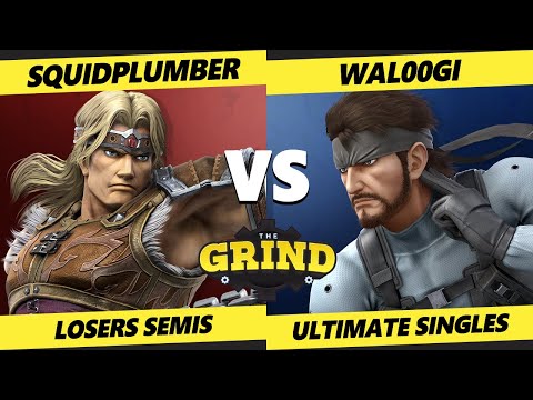 The Grind 183 Losers Semis - Squidplumber (Simon) Vs. Wal00gi (Snake) Smash Ultimate - SSBU