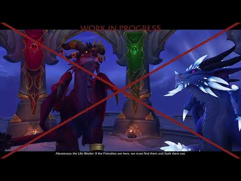 Pandaren meet with Alexstrasza, Kelecgos and Nozdormu in Dragonflight Beta