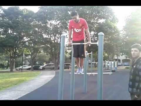 15 Muscle Ups- Calisthenics (beginner)