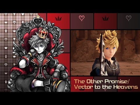 KINGDOM HEARTS 3 - The Other Promise/Vector to the Heavens - Battle & Music Montage