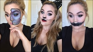 Easy Halloween Makeup | 3 DIY Costumes with Eyeliner