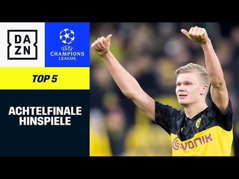 Top 5 Tore Achtelfinal-Hinspiele | UEFA Champions League | DAZN Highlights