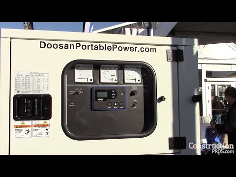 Doosan Tier 4 G25 Mobile Generator Debuts New Control Panel