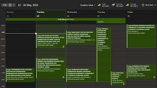 Calendar Schedule 2023