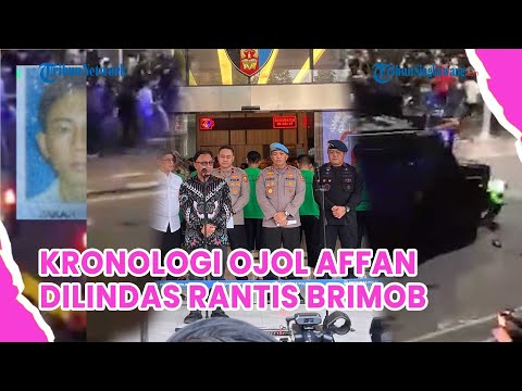 Kronologi Driver Ojol Affan Dilindas Mobil Rantis Brimob, Ternyata Sedang Antar Orderan